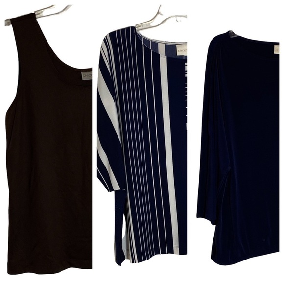 CHICO’S tops (3) Chico’s size 2. Medium - Picture 1 of 15